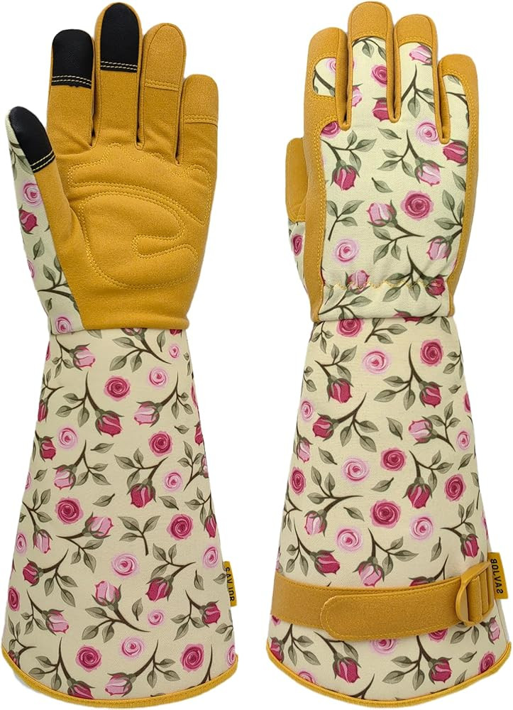 Gardening Gloves,Garden Gloves with Touchscreen,Durable Long Cuff Work Gloves,Rose Gloves,Gifts f... | Amazon (US)