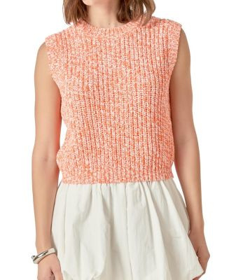 English Factory Women's Sleeveless Ribbed Knit Sweater  | Bloomingdale's Women | Bloomingdale's (US)