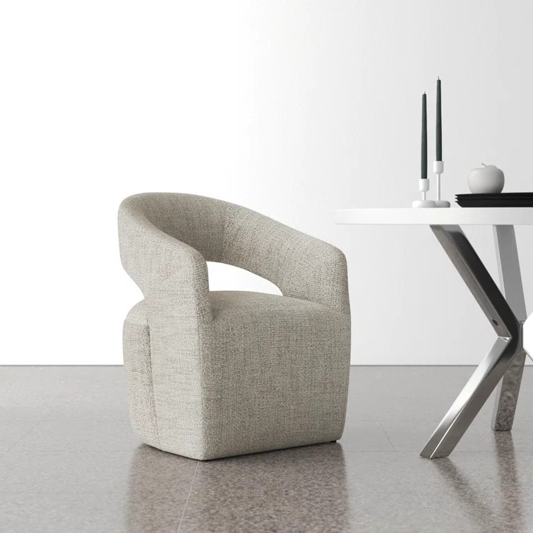 Camino Performance Fabric Rolling Arm Chair | Wayfair North America