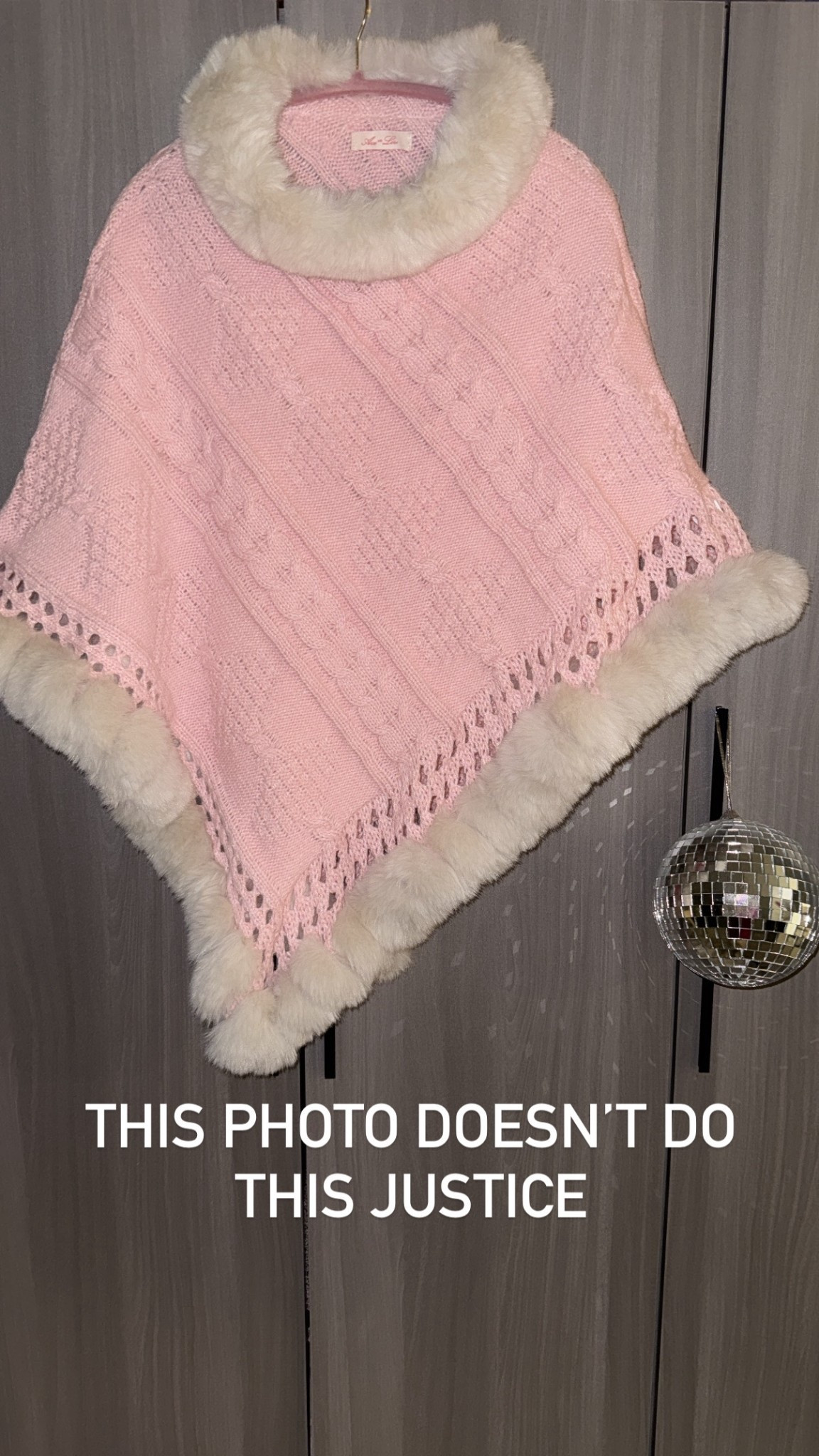 The most perfect pink poncho 🩷🎀

#LTKHoliday #LTKGiftGuide #LTKFindsUnder100