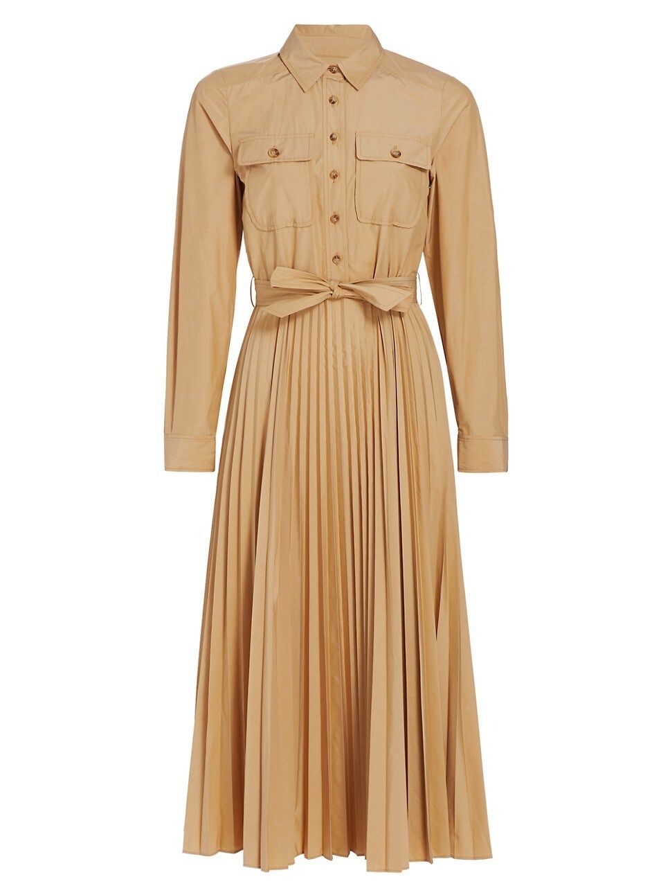 Kenza Pleated Shirtdress | Saks Fifth Avenue