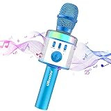 UBeesize Wireless Bluetooth Karaoke Microphone, Portable Handheld Mic Speaker Music Player Recorder  | Amazon (US)