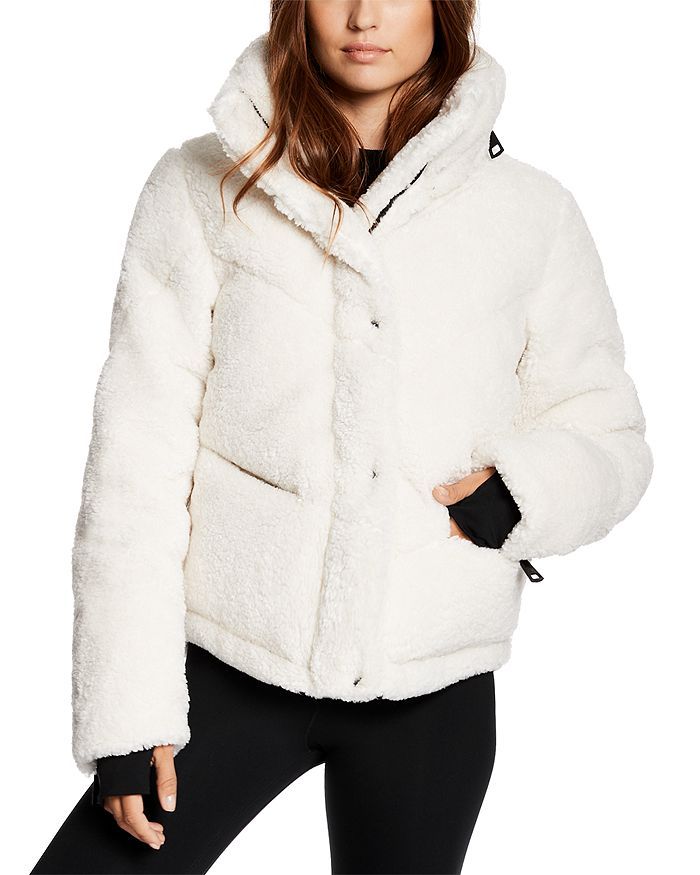 SAM. Quilted Hooded Fleece Puffer Coat Women - Bloomingdale's | Bloomingdale's (US)