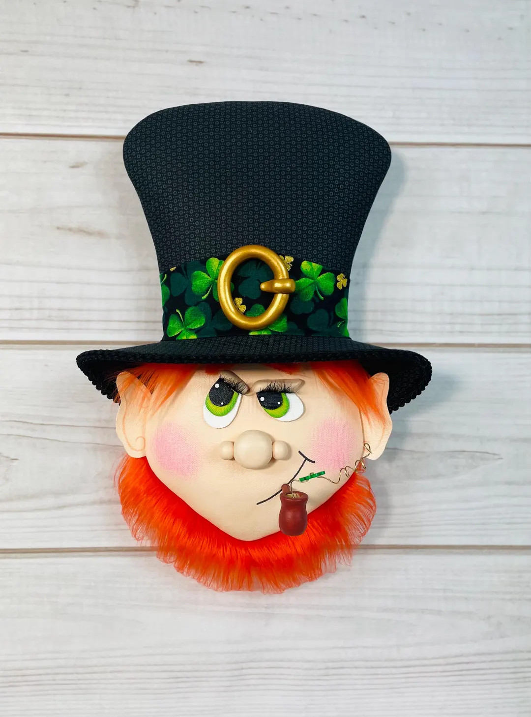 Handmade Leprechaun Wreath Attachment, St. Patrick's Day Decor - Etsy | Etsy (US)