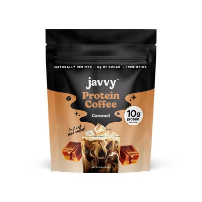 Javvy Caramel Protein Instant Coffee - 9oz | Target