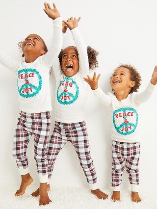 Unisex Matching Print Snug-Fit Pajama Set for Toddler &#x26; Baby | Old Navy (CA)