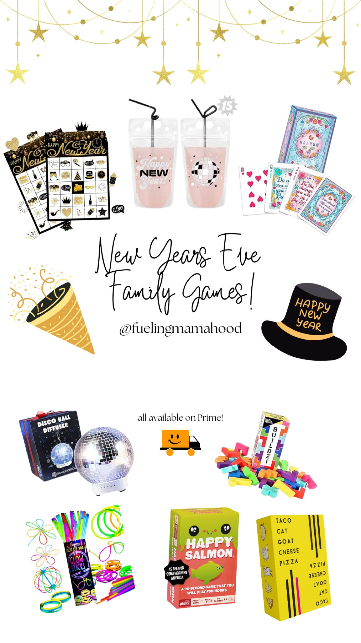 NEW YEARS EVE FAMILY GAMES 

#LTKHoliday #LTKParties #LTKFamily