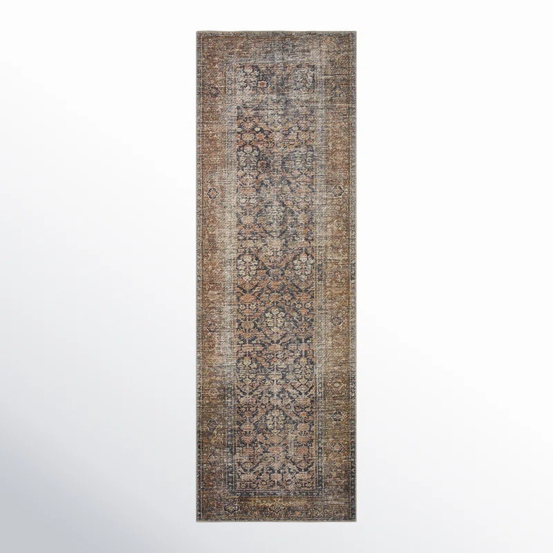 Billie Oriental Ink / Salmon Area Rug | Wayfair North America