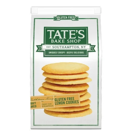 Tate's Bake Shop Gluten Free Lemon Cookies, Gluten Free Cookies, 7 oz | Walmart (US)