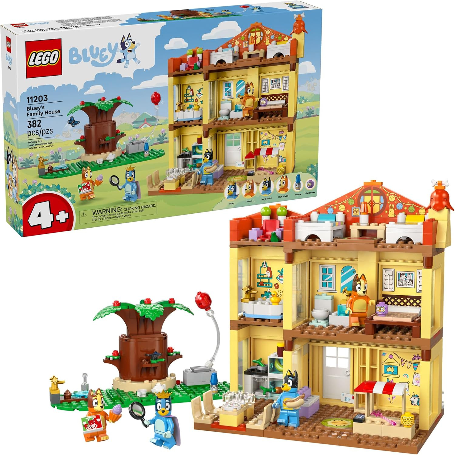 LEGO Bluey: Bluey’s Family House Building Toy - Pretend Play Toys & Figures Playset for Boys & ... | Amazon (US)