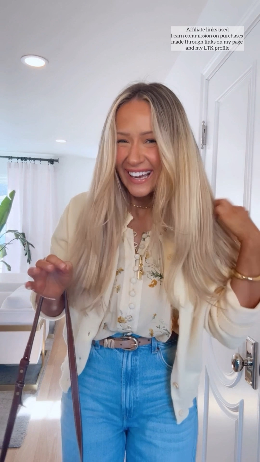 Spring transition outfit cute and casual 