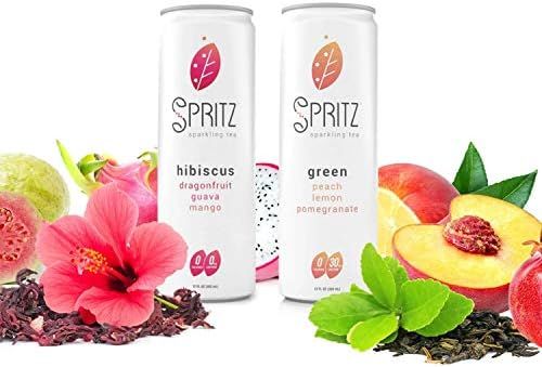 Spritz Sparkling Tea - An All-Natural, Premium Sparkling Tea with Soft Carbonation, Bold Flavors,... | Amazon (US)