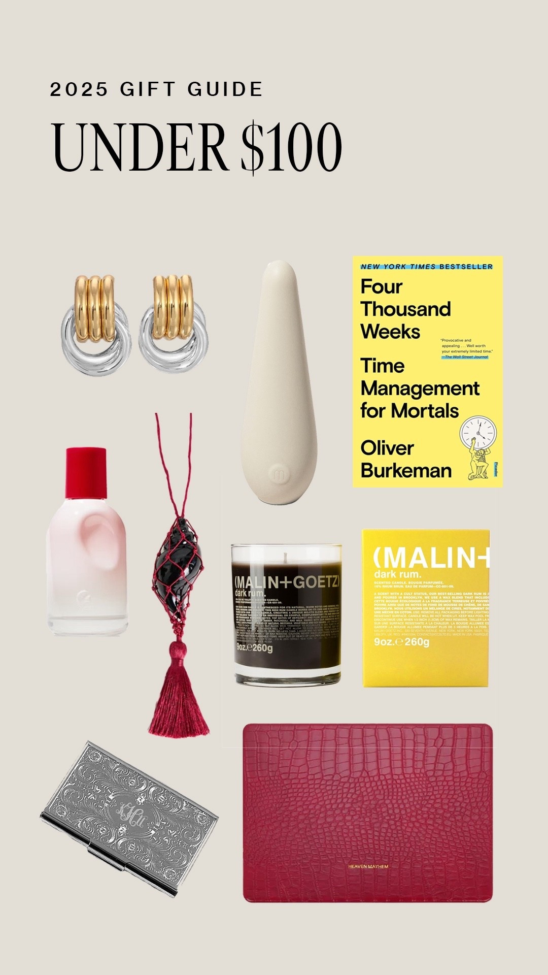 My under $100 2025 gift guide 🖤

Gift guide, holiday gift guide, easy gift guide, gifting ideas, gift guide ideas

#LTKGiftGuide #LTKFindsUnder100 #LTKHoliday