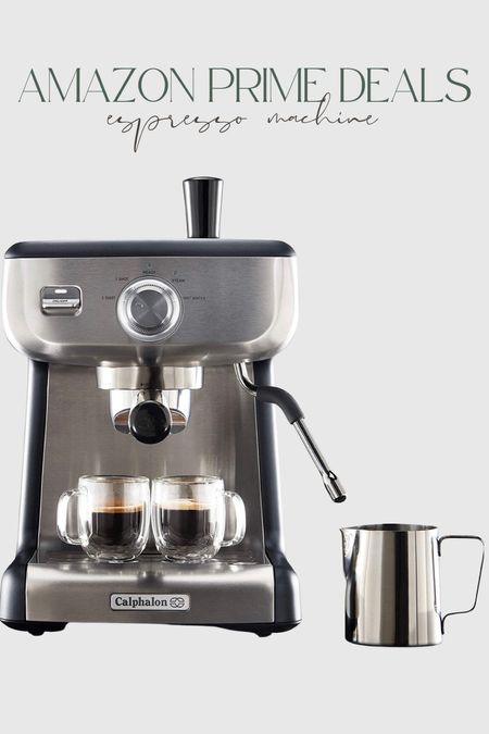 This espresso machine is 50% off for prime early access! Would make an amazing addition to your kitchen or a gift!! 

#LTKfamily #LTKsalealert #LTKHoliday