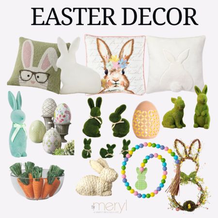 Easter Home Decor
Easter pillows, moss bunny, bunnies, eggs, Easter eggs, wreath, bowl filler, carrots, porch decor, spring decor

#LTKFind #LTKSeasonal #LTKhome