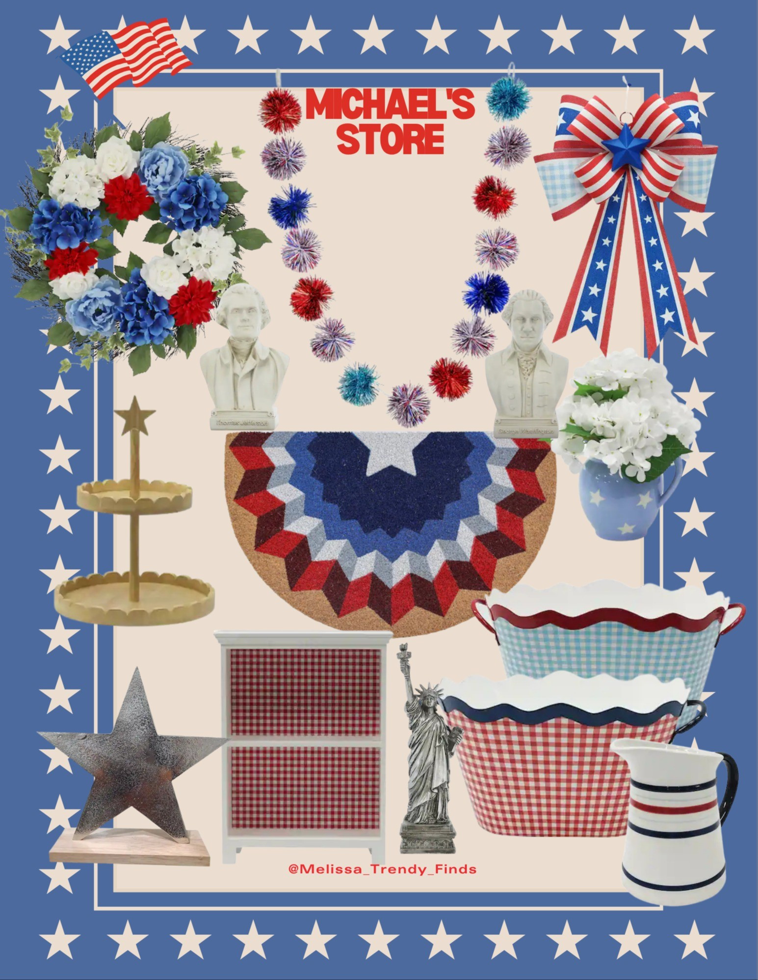 Michaels Store 4th July Finds 

#LTKHome #LTKU #LTKSeasonal
