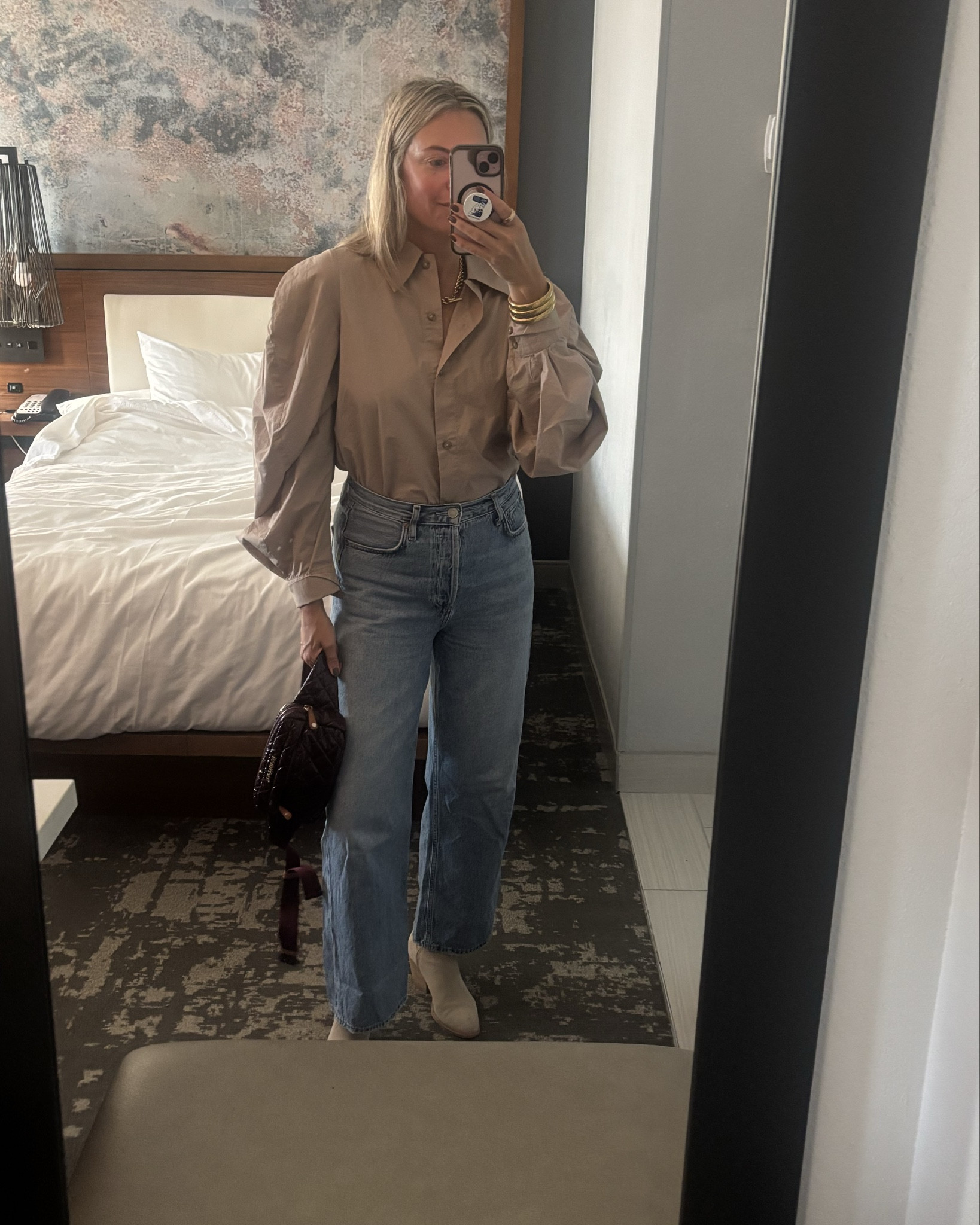 Greensboro overnight for Anne Wilson!  So much fun.  My button up top is on SALE!  I LOVE this shirt and this brand for button up tops.  XS

#LTKmomlife #LTKootd #LTKCyberWeek