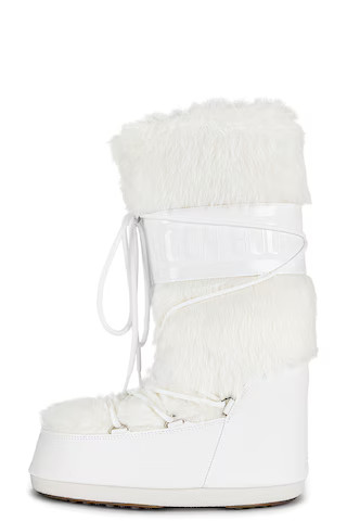 Icon Faux Fur Boot in Optical White | Revolve Clothing (Global)