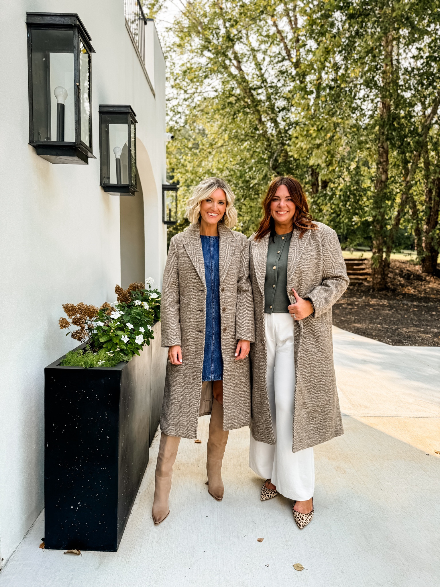 This coat! So pretty! 😍 I’m wearing an XS & Nichelle is wearing a XL in cardigan, L in coat, & 33 in pants! Use my code AFLOVERLY for an extra 15% off!

Loverly Grey, Abercrombie finds, coat, fall outfits, fall looks, denim dress, cardigan, wide leg pants

#LTKStyleTip #LTKSeasonal #LTKSaleAlert