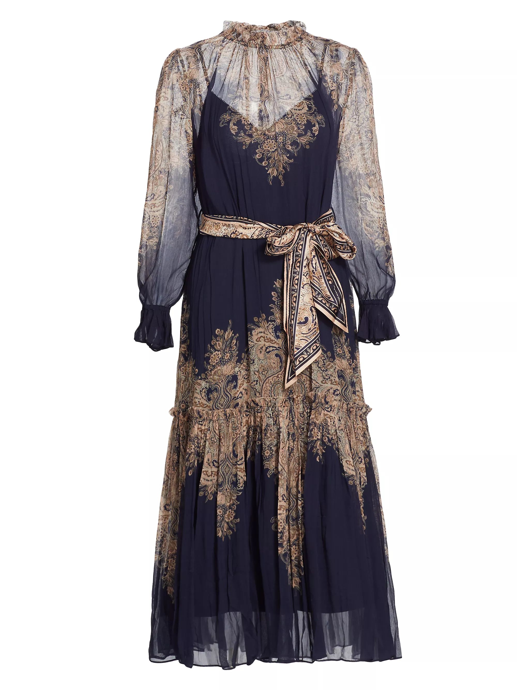 Natura Paisley Midi-Dress | Saks Fifth Avenue
