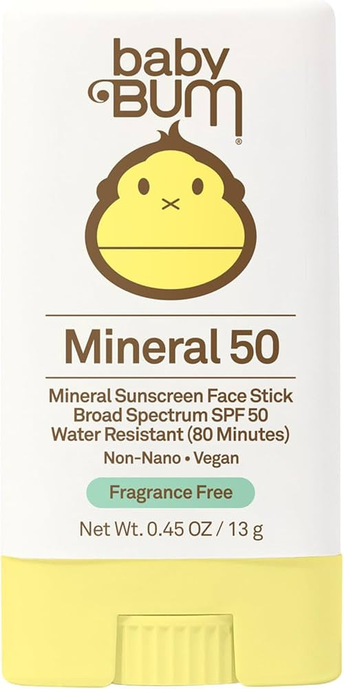 Sun Bum Baby Bum Mineral SPF 50 Sunscreen Stick - Hawaii 104 Act Compliant (Without Octinoxate & ... | Amazon (US)