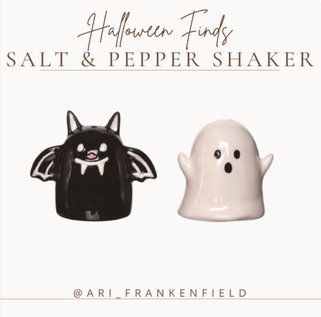 The cutest little Halloween salt & pepper shakers! #festive #halloween #ghost #homedecor

#LTKSeasonal #LTKhome #LTKfamily