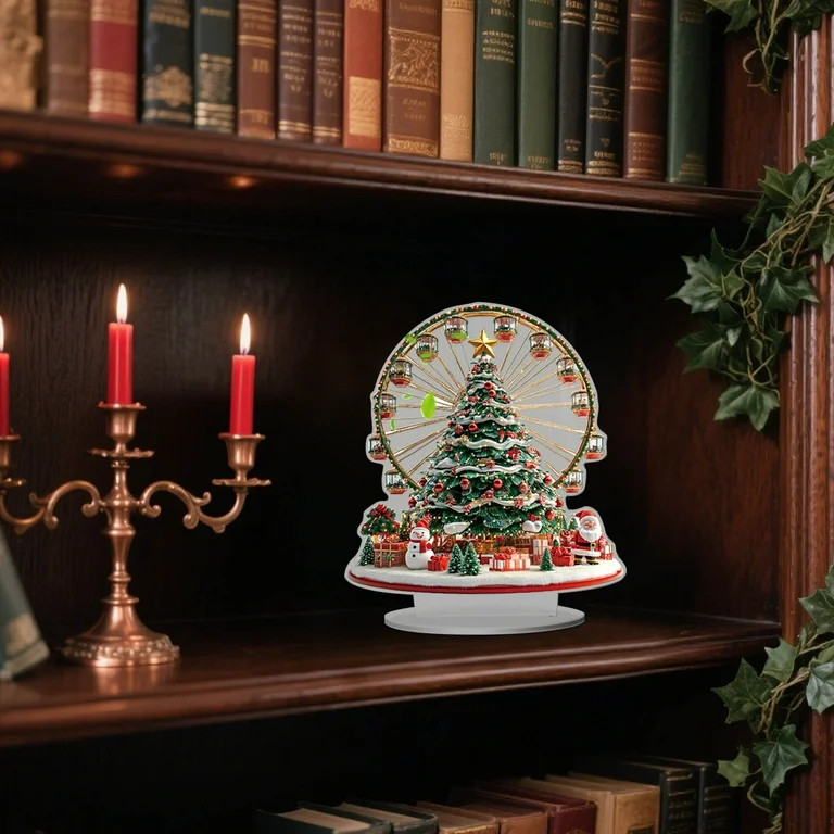 Costeam Christmas 2D Acrylic Christmas Tree Ornaments Home Decorations Festive Xmas Decor Suitabl... | Walmart (US)