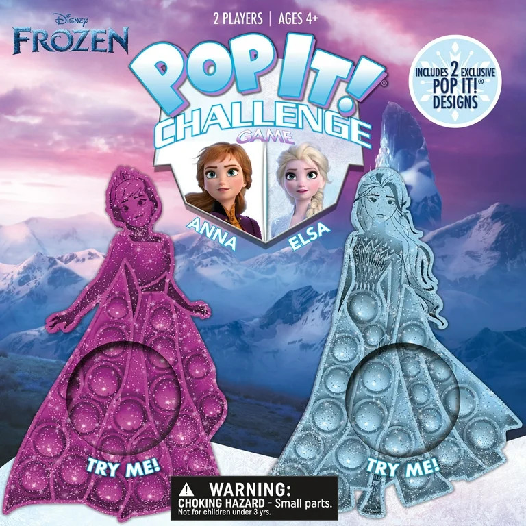 Buffalo Games PopIt! Challenge Game - Disney Frozen Princesses - Walmart.com | Walmart (US)