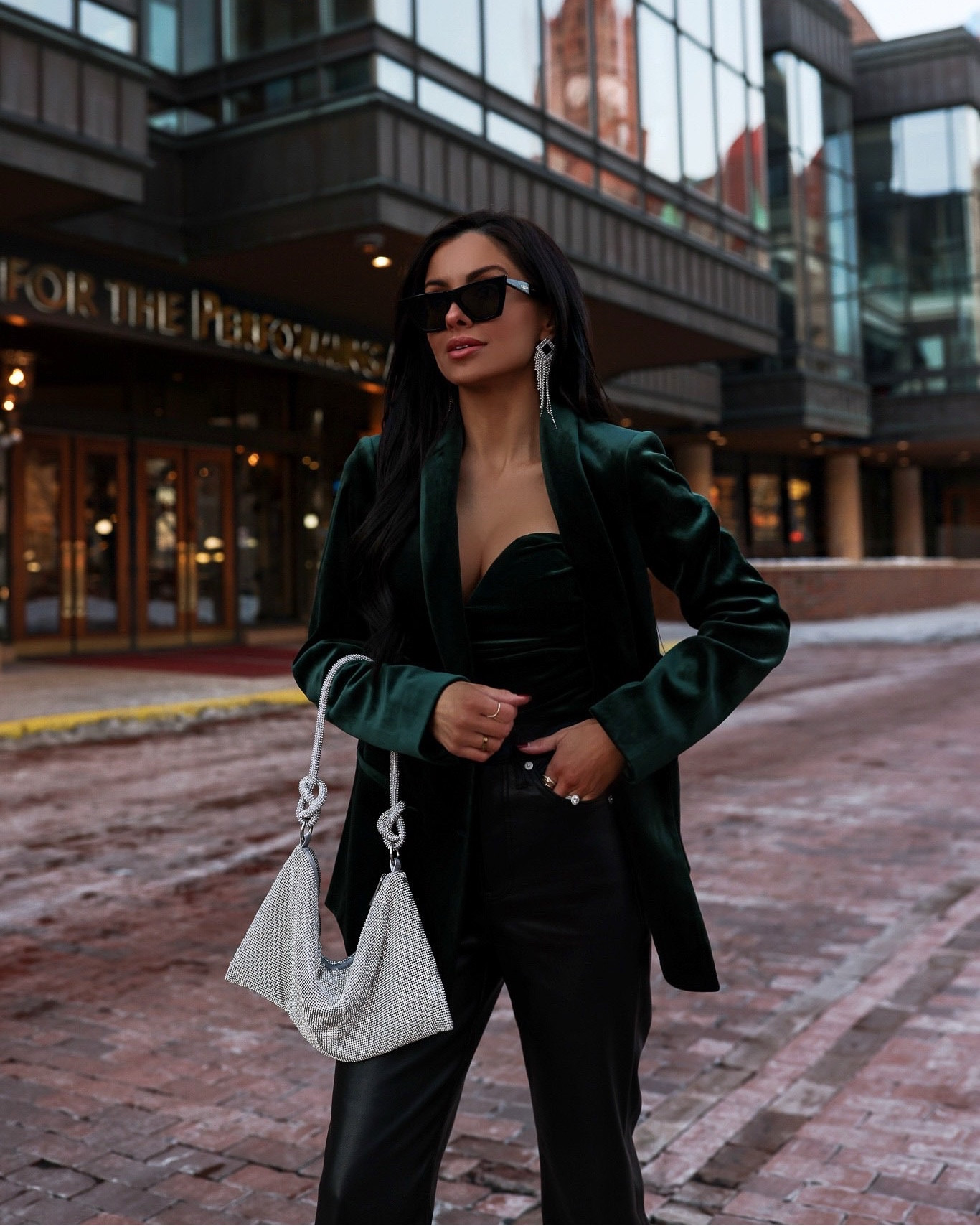Holiday party outfit
Green green blazer 
Faux leather pantss


#LTKFindsUnder100 #LTKHoliday #LTKSaleAlert