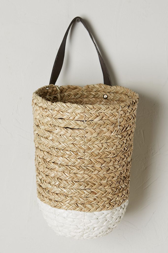 Braided Hanging Basket | Anthropologie (US)
