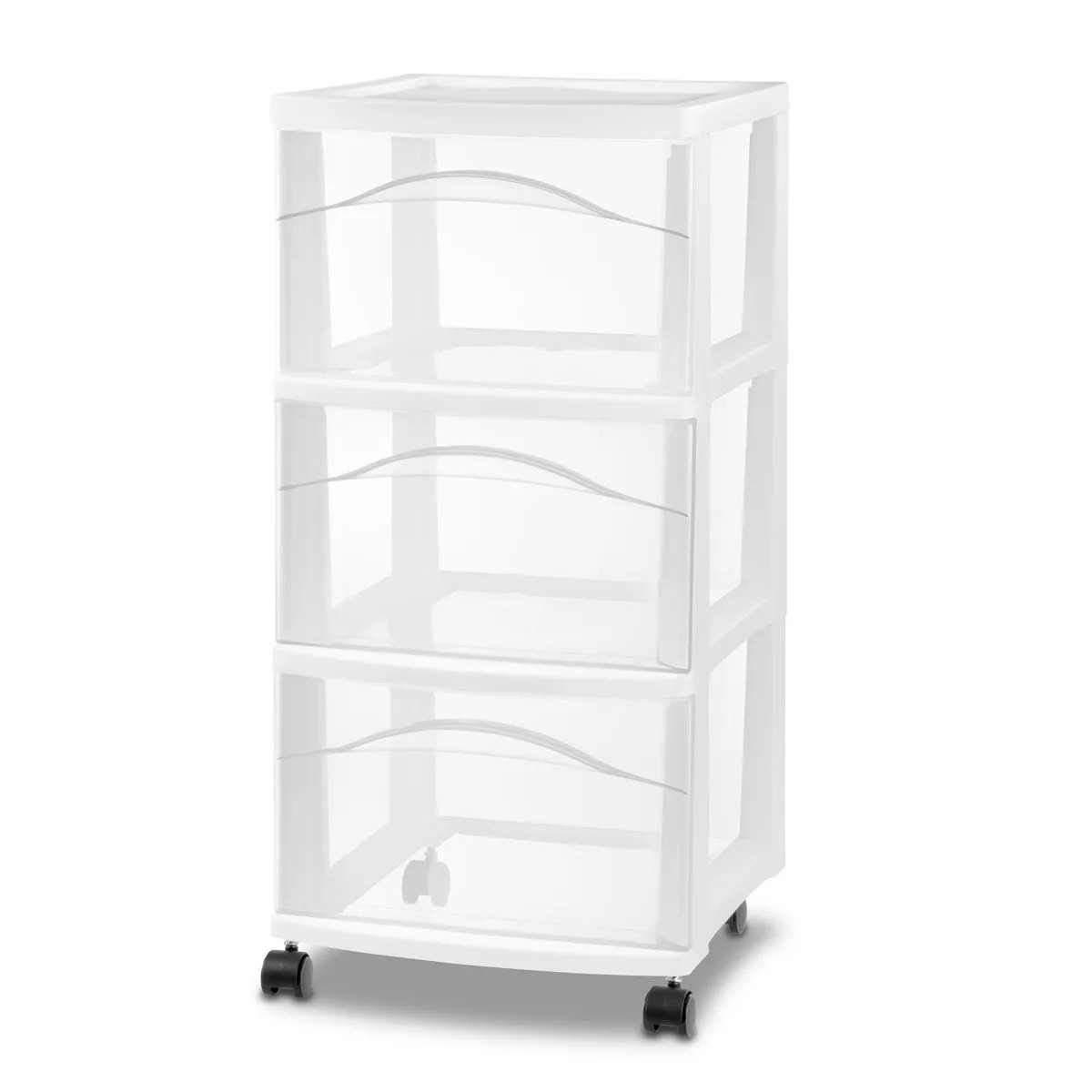 3 Drawer Medium Cart White - Brightroom™ | Target