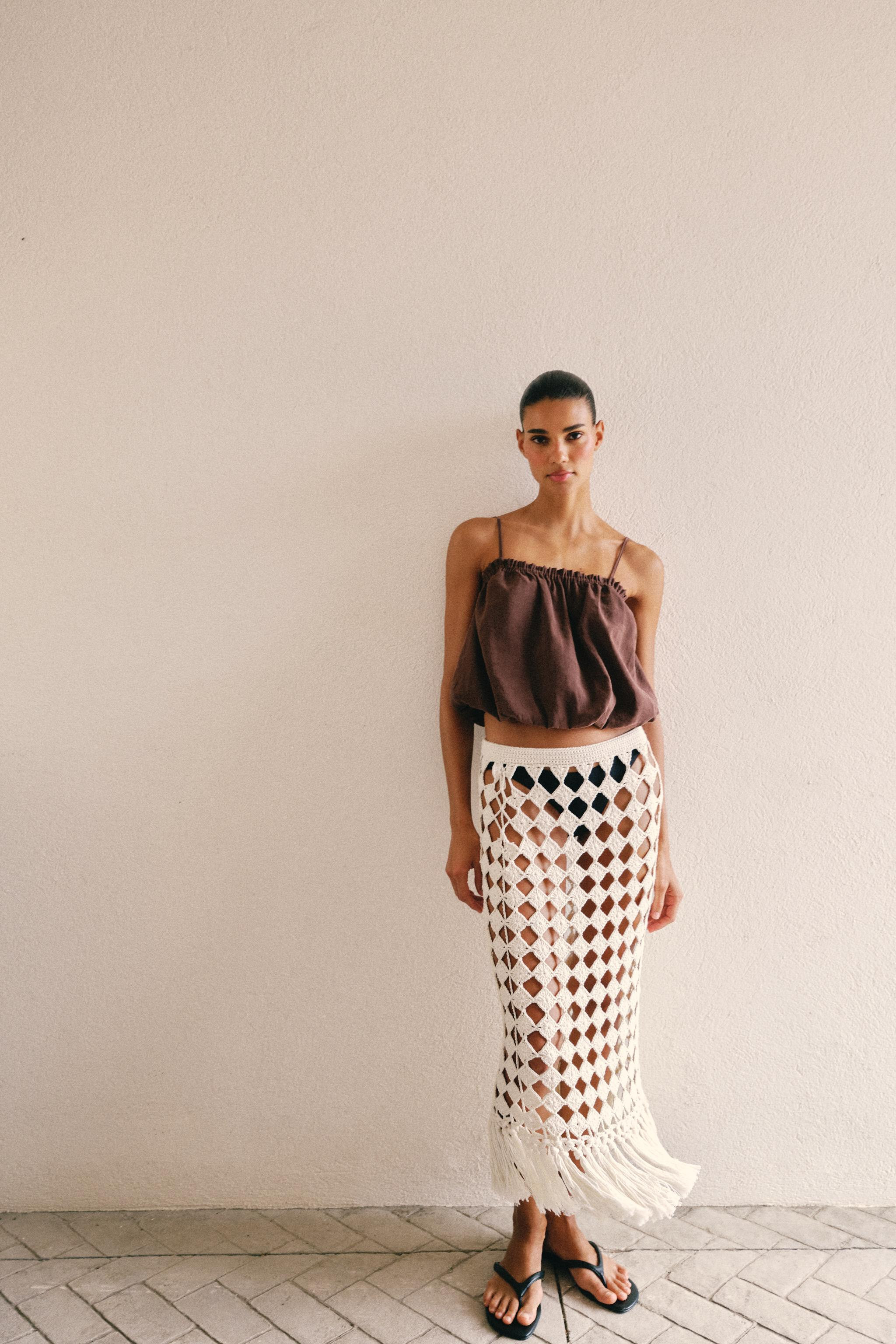 BALLOON STRAP TOP | Zara US