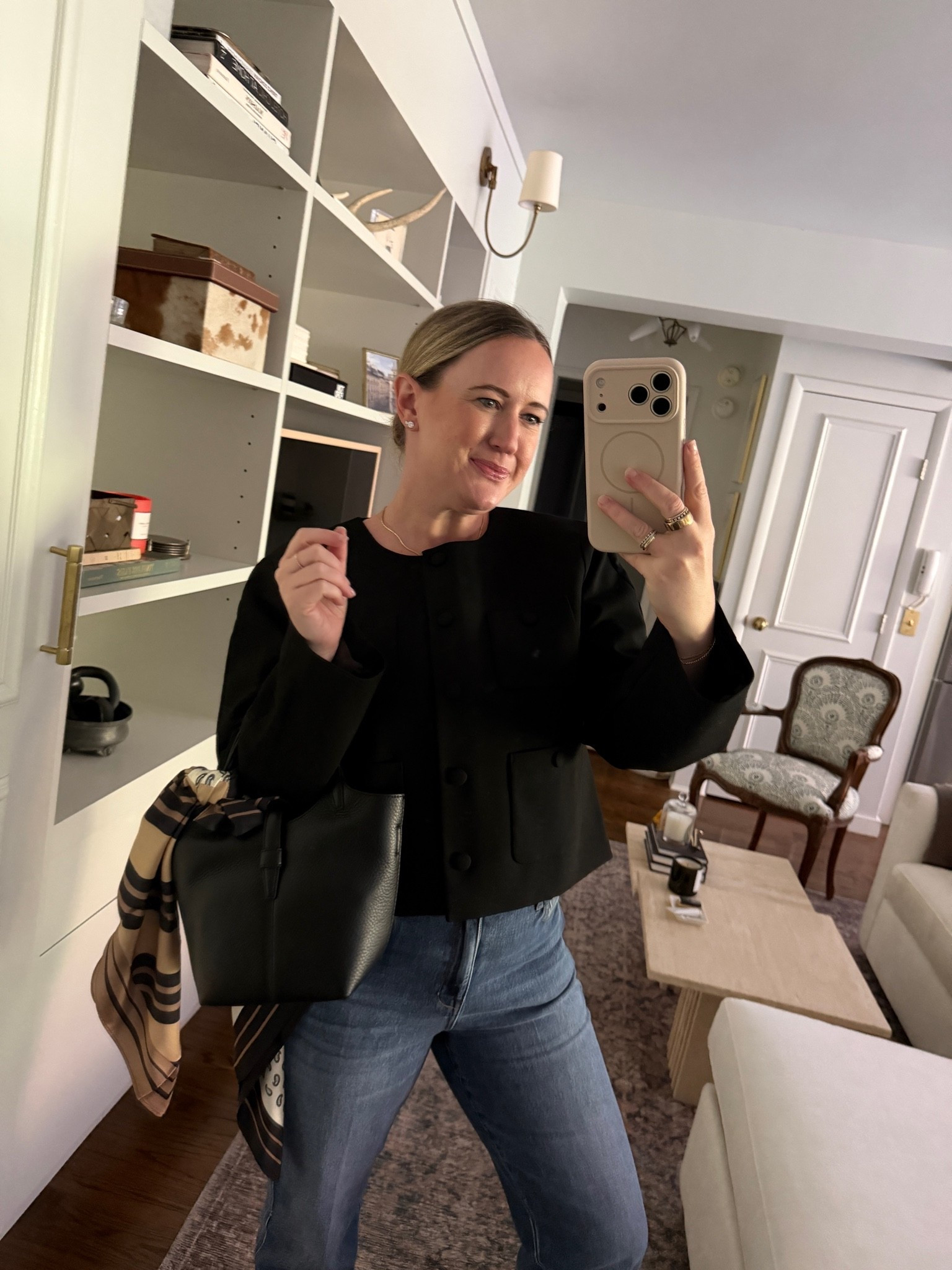 Lady jacket in size 10
Jcrew top handle bag
Fall outfit
Fall look from j.crew
Fall style 

#injcrew #ad

#LTKSeasonal #LTKOver40