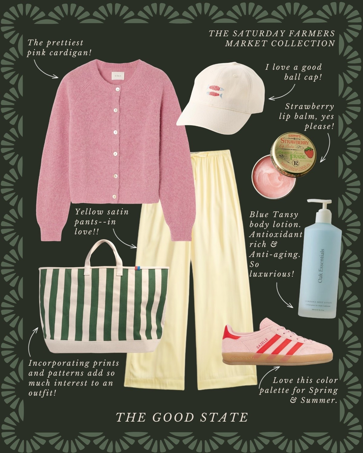 This is for all the Farmers Market girlies living their best and brightest life as the golden morning sunshine warms their face and a cool Spring breeze blows through their hair. This is for the girlies with a flaky, buttery croissant in one hand and a lavender matcha in the other. This is for the ones who wake up—sometimes earlier than they’d like to on the weekend—so they can have the first pick of produce and pastries at the local market. And because there’s just something magical and neighborly about a slow morning meandering at the market. This collection is for gingham lovers, floral wearers and those who love a well worn ball cap. For the ones who layer their quilted jacket (or a neck scarf) with everything and who aren’t afraid of a good denim on denim moment. For the ones who love pops of color as well as grounding earth tones. The ones who inspire ME to wear more prints and patterns. This is for the farmers market ladies who may or may not treat themselves to a little mid-day nap afterwards…followed by a picnic with all their market goodies and closest girlies of course. This collection is for you🍓


#LTKSpringSale #LTKSaleAlert #LTKootd