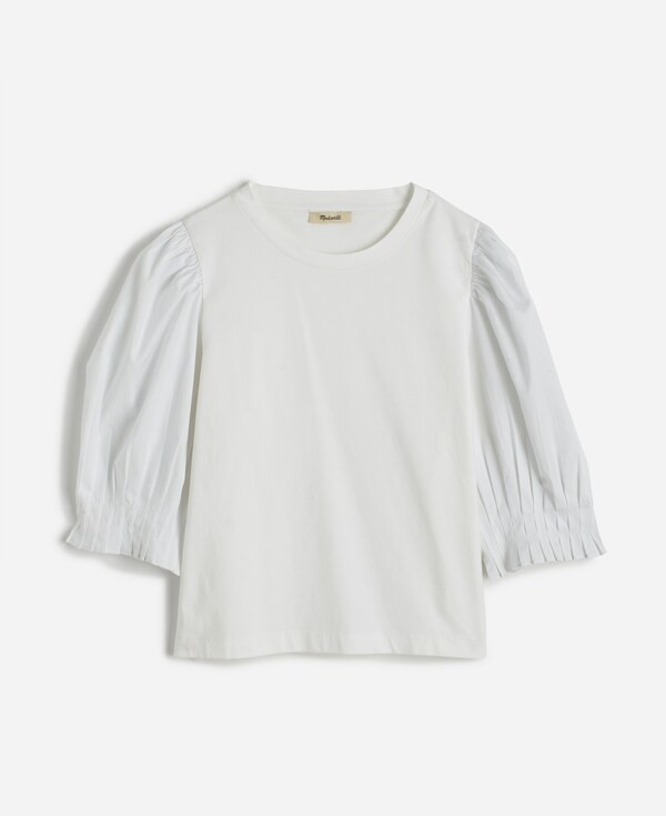 Puff-Sleeve Knit Top | Madewell | Madewell