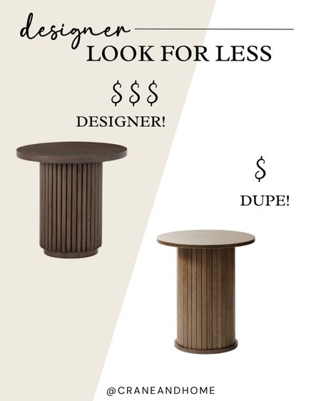 Gorgeous round fluted side tables - designer vs affordable dupe under $200!

Fluted, round, wood, natural, bed bath & beyond, Burke decor, modern traditional, coastal home decor, California casual, living room furniture, accent furniture, home style inspiration, look for less home, designer inspired, neutral design, colonial decor, moody living room, inspired, budget, affordable, dupe, look for less 

#LTKstyletip #LTKhome