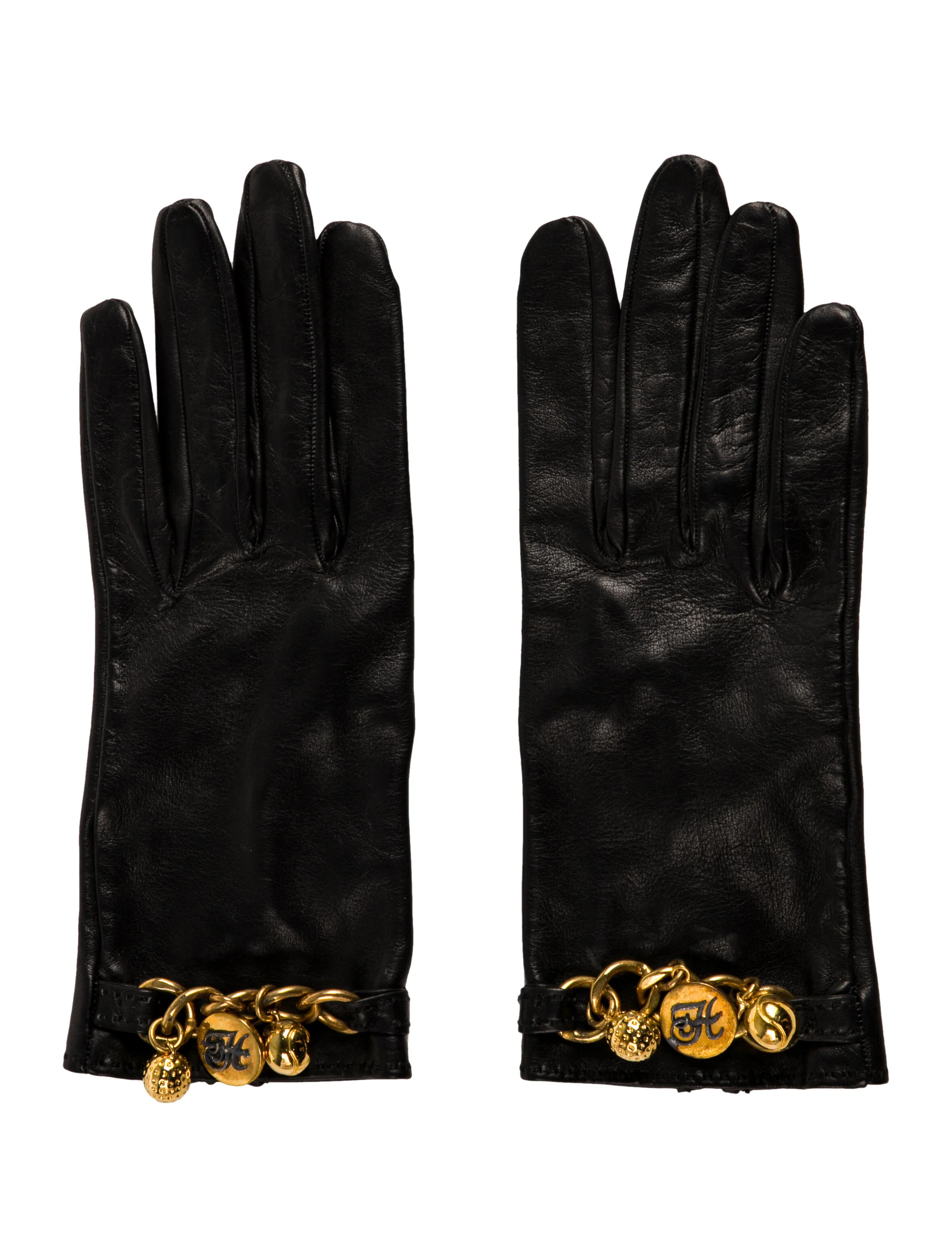 Vintage Lambskin Chain Gloves | The RealReal