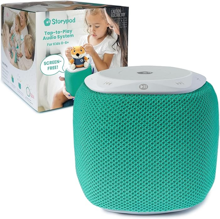 Storypod Learning-First Audio Play System Starter Set Plus Interchangeable Teal Sleeve Interactiv... | Amazon (US)