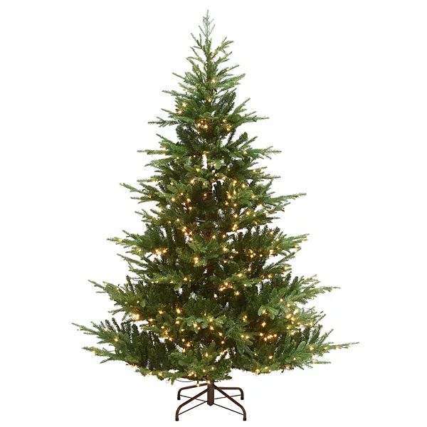 National Tree Company 7.5-ft. Pre-Lit Milford Spruce Artificial Christmas Tree | Kohl's