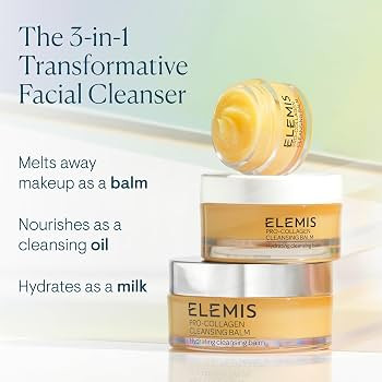 ELEMIS Pro-Collagen Cleansing Balm Makeup Remover, Hydrating Facial Cleanser, Oil Cleanser, Oil M... | Amazon (US)