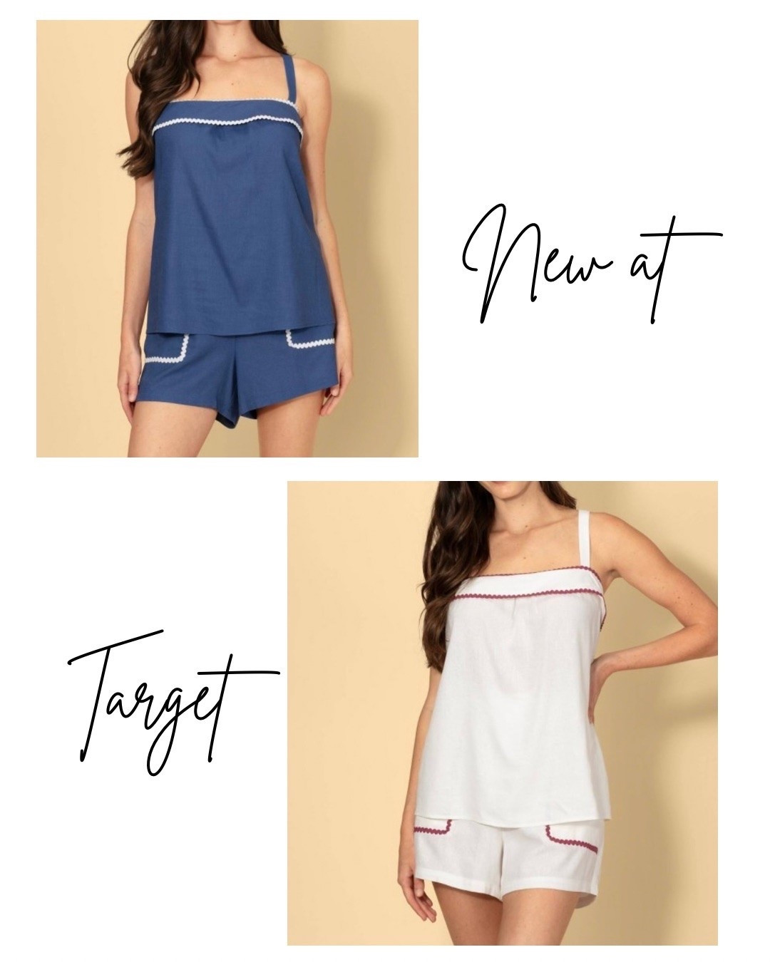 New at Target

Solid & Striped Women's Rick-Rack Trim Linen Blend Tank Top

Solid & Striped Women's High-Rise Rick-Rack Trim Linen Blend Pull-On Shorts 

Target Style

#LTKOver40