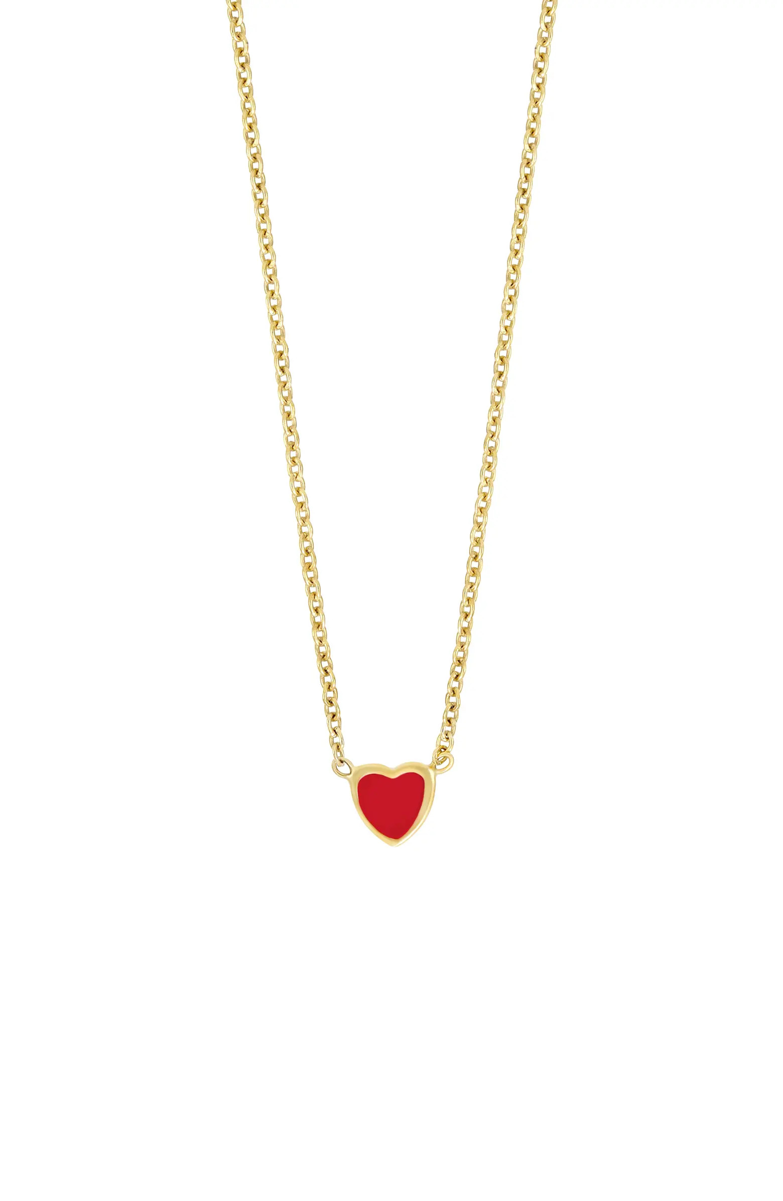 Bony Levy Kids' 14K Gold Heart Pendant Necklace | Nordstrom | Nordstrom