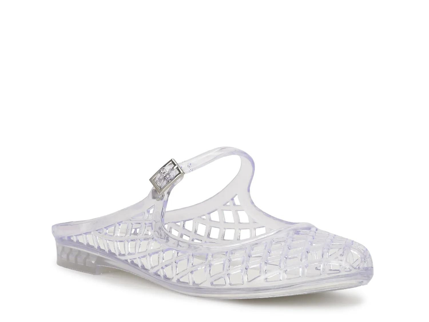 Mix No. 6 Kiahna Jelly Mule | Women's | Clear | Size 6 | Flats | Jelly | DSW