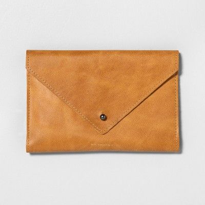 Leather Wallet Cognac - Hearth & Hand™ with Magnolia | Target