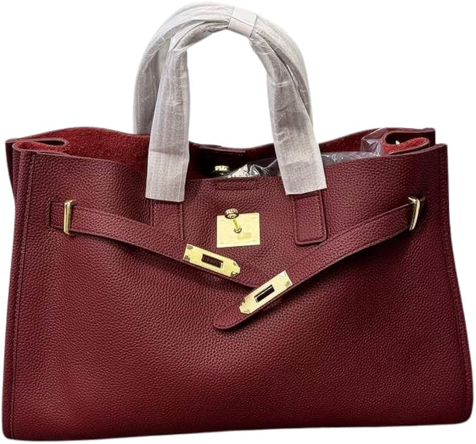 Urban Luxe Tote with Gold Hardware & Adjustable Strap – Women’s Shoulder Bag | Amazon (US)