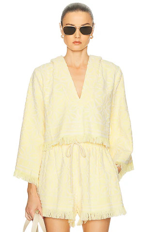 Coco Towelling Hooded Top | FWRD 