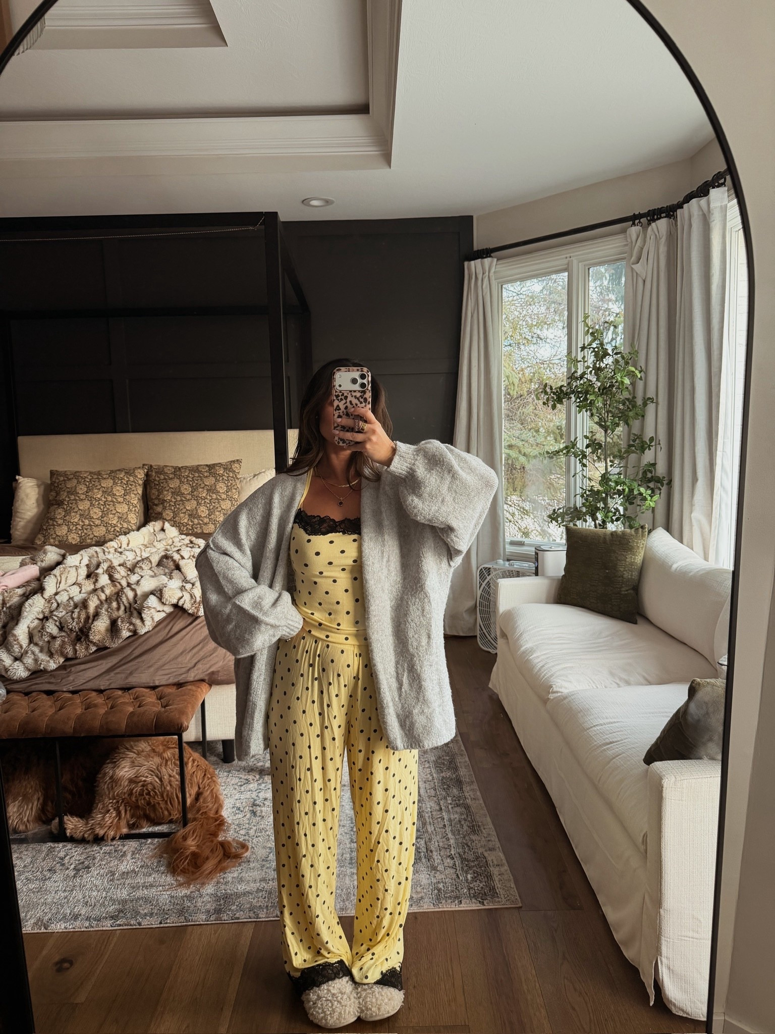Yellow polka dot pajamas ✨🤍

#LTKmorningroutine #LTKselfcare #LTKgrwm