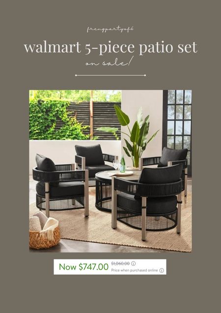 Love this patio conversation set, can you believe it’s from Walmart?! And it’s on sale!

#LTKSaleAlert #LTKHome #LTKSeasonal