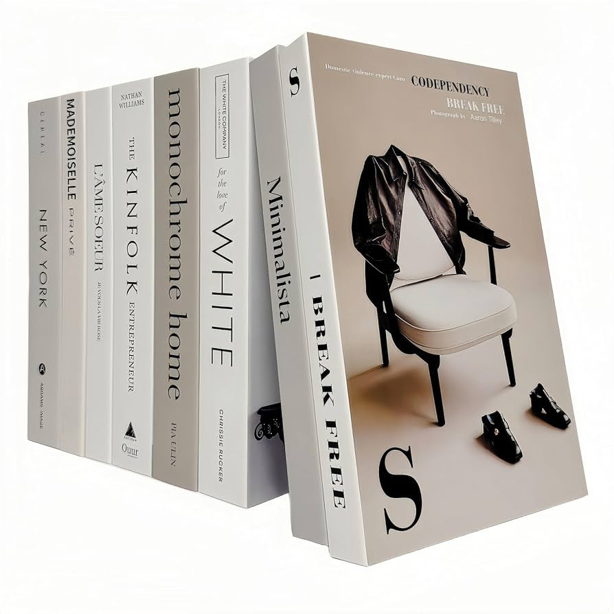 8 Pack Decorative Books, Ediactcyl Decoration Faux Books for Hardcover Home Decor | Fake Book Sta... | Amazon (US)