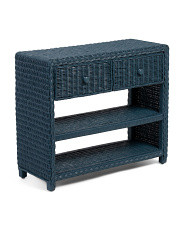 27in 2 Drawer Rattan Wicker Nightstand | Marshalls